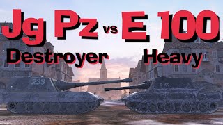 WOT Blitz Face Off  Jg Pz E 100 vs E 100 [upl. by Velma373]