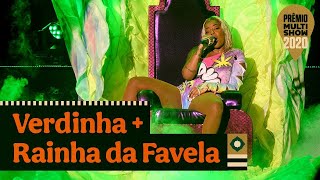 Ludmilla  Verdinha Remix e Rainha da Favela  Prêmio Multishow 2020 [upl. by Kred]