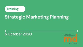 Strategic Marketing Planning  5 October 2020 [upl. by Cloutman]