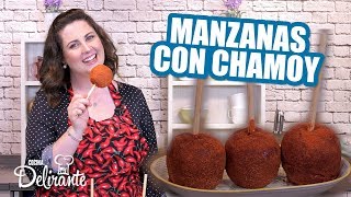 Manzanas cubiertas con chamoy  Hasta la Cocina  Cocina Delirante [upl. by Nereids]