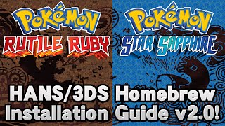 Pokémon Rutile Ruby amp Star Sapphire HANS Installation Tutorial v20 [upl. by Tobiah752]