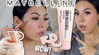 NEW🔥Maybelline Instant Age Rewind Perfector 4In1 Whipped Matte Makeup REVIEW amp WEAR TEST [upl. by Gent]