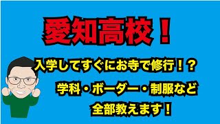 愛知高校 卒業生に直撃インタビュー！1年生はお寺に修行に！？球技大会がない！？愛知高校の評判は？など全て解説！ [upl. by Anauqes]