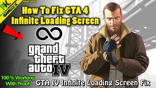 How to fix GTA 4 Infinite Loading Screen  FIX GTA IV StuckCrash on Loading Screen  100 Working [upl. by Alexandro184]