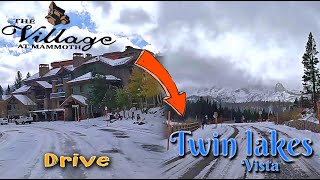 From The Village to Twin Lakes Vista round drive in Mammoth Lakes CA [upl. by Ayifas]