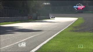 GP3 2014 Monza Four Racers Crash [upl. by Anidem]