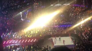 Sasha Banks Entrance WWE RAW London 080517 [upl. by Mireielle]