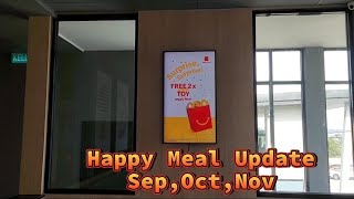 Happy Meal Update September October November 2024  McDonalds Malaysia [upl. by Rodrique]