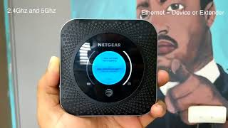 Atampt Netgear Nighthawk LTE Mobile Hotspot Review [upl. by Atnuhs455]