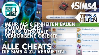 Mehr als 6 Einheiten bauen SchimmelGeist werden… 🔥 Alle CHEATS im Die Sims 4 Zu vermieten Pack [upl. by Shih]