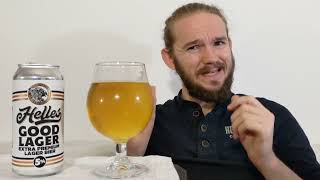 Beer Review 3201 Amundsen Bryggeri  Helles Good Lager Norway Beer CraftBeer [upl. by Blankenship]