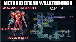 Metroid Dread Walkthrough Part 9  Pulse Radar Storm Missile Space Jump and Gravity Suit [upl. by Mukul900]