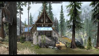 Riverwood Falls Manor and Bleak Mines  Skyrim Special Edition House Mod [upl. by Bruns]