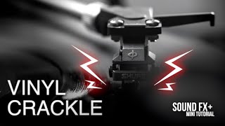 Vinyl Crackle  Record Player  Sound Effect [upl. by Ahsanat]