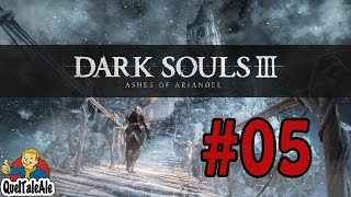 Dark Souls 3 Ashes of Ariandel DLC Gameplay ITA  Walkthrough 05  Dunnel il Piromante Cadaverico [upl. by Namruht]