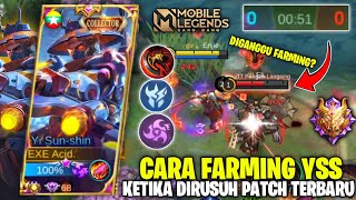 DETIK DETIK MYTIC CARA ROTASI FARMING YSS KETIKA DIRUSUH DARI AWAL GAME TOP GLOBAL YSS  MLBB [upl. by Chico]