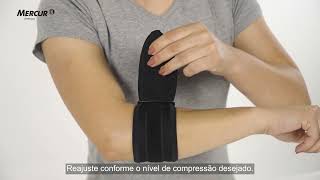 Munhequeira Cotoveleira para Tennis Elbow  Mercur [upl. by Beauregard]