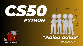 Master CS50 Adueu adieu  PSet 4 Python Programming [upl. by Rehsu459]