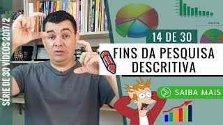 Pesquisa Descritiva  Entenda O que é Conceito e Definição 📑 [upl. by Rockwood]