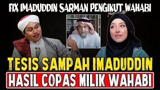 TEGAS DR Hanifah “Imaduddin Fix Pengikut Wahabi dalam Membatalkan Nasab Ba’alawi…” [upl. by Nottirb140]