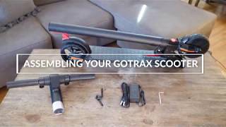 GOTRAX G2 Electric Scooter Assembly Instructions [upl. by Kissner296]