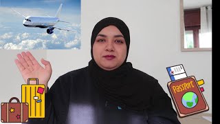 نصائح للسفر لأول مرة بالطائرة 🛫من 🇲🇦 إلى 🇮🇹وإجراءات المطار والحقائب و واش كنحتاج نولا اوسطا؟ [upl. by Refinnaj]