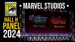 MARVEL STUDIOS FULL HALL H PANEL  SAN DIEGO COMIC CON 2024 [upl. by Hyatt]