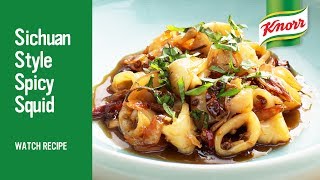 How to Make Szechuan Style Spicy Squid  Knorr Rock Sugar Honey Sauce [upl. by Lipson]