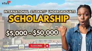 50000 FULLY FUNDED UNDERGRADUATE SCHOLARSHIPS FOR INTERNATIONAL STUDENTS IN THE US  FALL 2025 [upl. by Aymik]