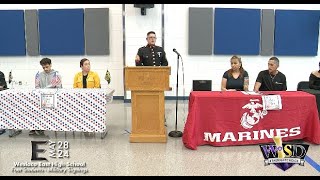 5282024  Weslaco East High Schoo Military Signing [upl. by Materse460]