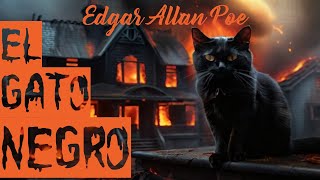 El Gato Negro de Edgar Allan Poe  Audio relato en español latino [upl. by Ahseya430]