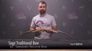 Sage Takedown Recurve Bow Review at LancasterArcherycom [upl. by Sifan]