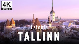 4K drone video and short documentary on Tallinn city of Estonia  Travel guide [upl. by Medin327]