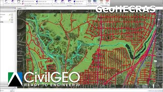 Adding and Georeferencing an AutoCAD Drawing to a HECRAS Model  CivilGEO [upl. by Whittaker78]