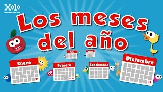 Los meses del año en español  Videos Aprende [upl. by Tiphane654]