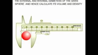 To use vernier callipers to determine the length external amp internal diameters of given shperes [upl. by Siekram310]