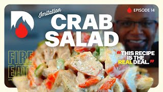 How to Make Imitation CRAB SALAD Easy SEAFOOD salad recipe [upl. by Longawa]