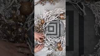 How to Make an Easy Christmas Wreath with Hobby Lobby amp Julies Wreath Boutique [upl. by Killie]