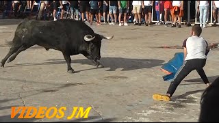 BurrianaSuelta de 2 Toros Cerriles de Madroñiz [upl. by Lladnar]