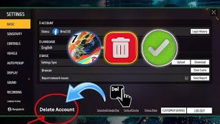 Cómo eliminar una cuenta de Free Fire de forma permanente  Eliminar una cuenta de Garena Free Fire [upl. by Kaenel704]