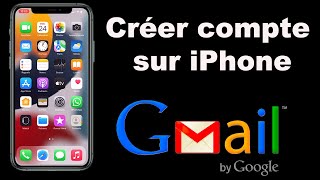 Comment créer un compte Gmail sur iPhone [upl. by Mosra]