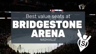 Bridgestone Arena Best seats at Hockey games in Nashville [upl. by Willock369]