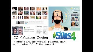 CARA DOWNLOAD DAN PASANG CC  CUSTOM CONTEN THE SIMS 4 INDONESIA [upl. by Fauman]