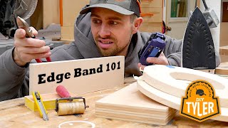 Edge Banding 101 Every Step and Tool you need to Know to Edge Band Plywood in a Small Shop [upl. by Barbabra]