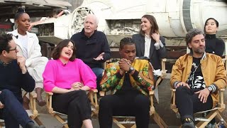 Star Wars cast reacts to The Rise of Skywalkers ending [upl. by Hcnarb135]