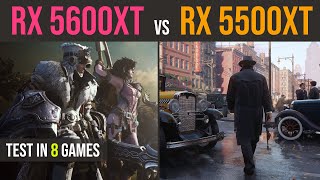 RX 5600 XT 6GB vs RX 5500 XT 8GB test in 8 games  1080p [upl. by Timmons680]