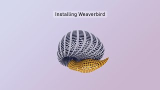 Installing Weaverbird for Grasshopper 3D [upl. by Lunna]