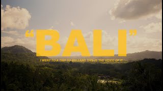 BALI  Cinematic Travel Video  Sony a7IV [upl. by Brockie]