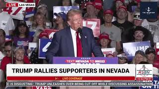 Las Vegas Rally Trumps Bold Statements Exposed [upl. by Roosnam]