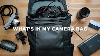 Whats in My Camera Bag 2021 Street Photography Travel amp YouTube [upl. by Jeffie128]